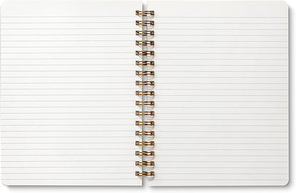 Compendium Spiral Notebook – Seek Out Beauty Where It Lives. – A Designer Spiral Notebook with 192 Lined Pages, College Ruled, 7.5" W x 9.25" H