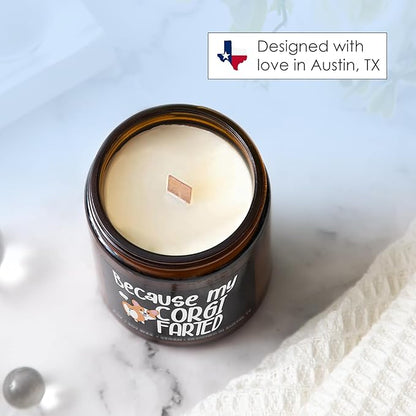 Funny Corgi Candle, Corgi Gifts for Corgi Lovers Women & Men, Corgi Gifts for Him, Cute Corgie Lovers Gift, Unique Corgi Gifts for Her, Ideal Corgie Lovers Gift for Birthday, Christmas, Gift-Ready