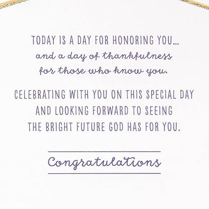 DaySpring Religious Graduation Card (Graduation Prayer)