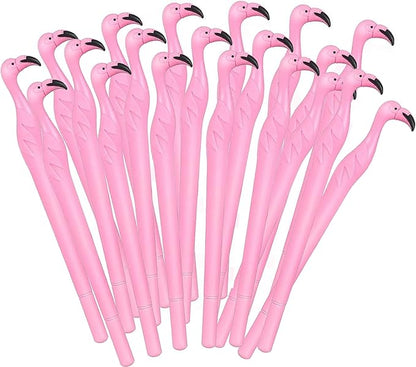 20pcs Flamingo Gel Ink Pens 0.5 mm Black Ink Novelty Pens for Child, Women, Coworkers Kids Office School Home Wedding Bridal Shower Students Teachers Employees Gifts Party Supplies (Pink 20pcs)