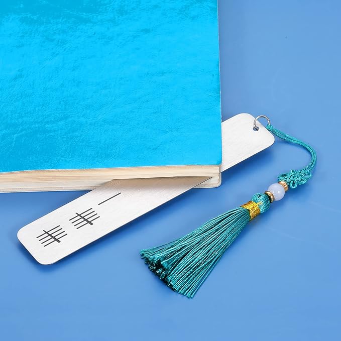 11 Year Anniversary Gifts Bookmark Steel for Husband Wife Boyfriend Girlfriend Women Men 11th Anniversary Wedding Valentine Christmas I Love You Gifts for Couples Male Female Bookmark Lover Him Her