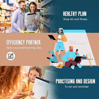 Note Pads 8.5"x 14", 10 Pack Legal Pads 8.5 x 14 White, Notepads 8.5 x 14 Wide Ruled Legal Pad, Micro Perforated Lined Writing Pads, 30 Sheets Per Note Pad, Legal Notepads for Work/School/Office