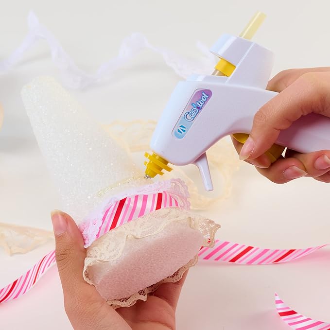 AdTech Ultra Low Temp Cool Glue Sticks, Mini 4-Inch – 15-Pack for Safe Crafting & DIY, Fast Bonding, Ideal for Delicate Materials, Fits Low Temp Mini Glue Guns, Made in USA