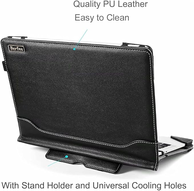 Laptop Case Cover Compatible with Dell Inspiron 13 Laptop 5370 5368 5378 5379 13.3 inch Notebook Sleeve PU Leather Stand Hard Protective Skin