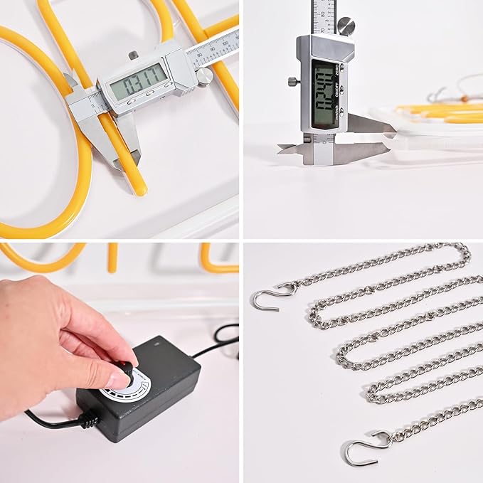 Bright and Eye-Catching LED Open Sign for Business - "16x 10" (White/Yellow) Transparent Acrylic Neon Sign | Ideal for Storefronts, Windows, Bars | Commercial LED Open Signs, Light-Up Open Signs