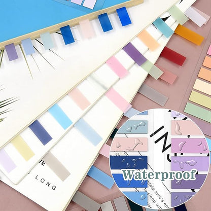 SIQUK 4200 Pieces Sticky Tabs for Annotating Books Tabs Morandi Sticky Flags Clear Transparent Page Markers Strip Page Flags Colored Tabs Writable and Repositionable Book Annotation Tabs