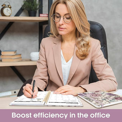 2026 Planner, Aesthetic Weekly and Monthly Planner for Women, Jan 2026 to Dec 2026, Hardcover 2026 Calendar Book with Monthly Tabs, Inner Pocket, Perfect for Office Home School - A5 (6.3" x 8.5"), Soft Peony