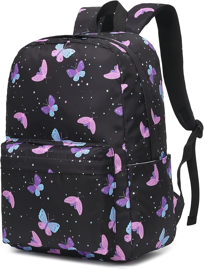 Butterfly School Backpack for Teens Girls, Womens College Bookbags Laptop Backpacks