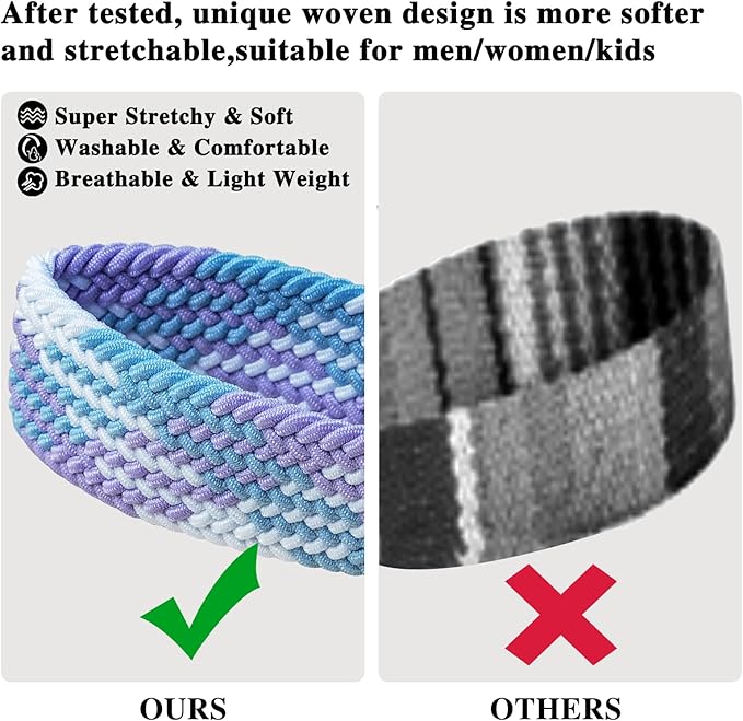 Fishent Stretchy Wristlet Keychain, Cute Wrist Lanyards for Keys, Key Chain Holder for Women Men, Wrist Strap Keychain for Car Keys Phone Camera Wallet ID Badges Card (Lilac Blossoms)