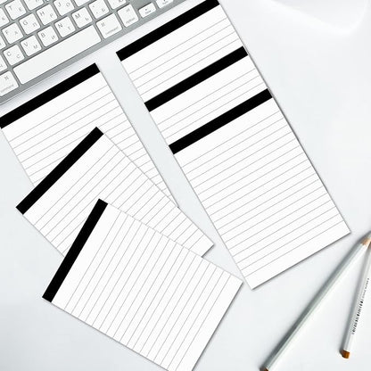 20 Pcs Perforated Note Pads College Ruled - 4" x 6" Inch Writing Notepad for Daily Planning - Perforated Small Notepads with 30 Sheets per Pad - Ruled Papers