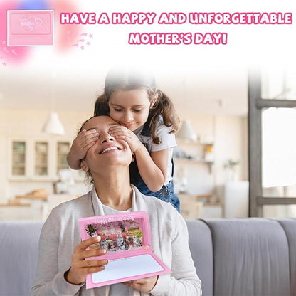 4D Pop Up Mothers Day Card with ligh, Cat Mother's Day Card For Mom, Living Room, Cat Themed (Cat Mother's Day Card)