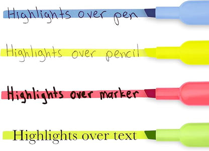 Sharpie Tank Style Bulk Highlighters, Chisel Tip Highlighter Marker Set, Journal Highlighters, Office And Teacher Supplies, Fluorescent And Pastel Highlighters, 12 Assorted Fashion Colors, 36 Count