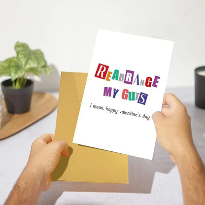 Dirty Valentine's Day Card for Him, Raunchy Valentines Day Card for Husband, Happy Valentines Day Card from Wife Husband