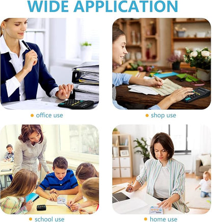 18 Pack Pocket Size Calculators Bulk 8 Digit Display Basic Calculator for Students Small Calculators Solar Battery Dual Power Calculator for School