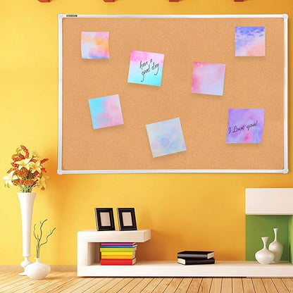 12 Pads Pop up Sticky Notes, 3x3 Cute Gradient Watercolor Self Stick Notes Pads, Multi Color Super Adhesive Memo Pads Refills, Easy to Post Paper Home Office Notebooks Supplies Accessories