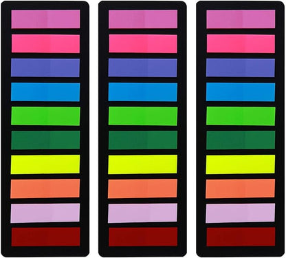 KICNIC Page Markers Sticky Index Tabs, Arrow Flag Tabs Colored Sticky Notes for Page Marker Bookmarks [10 Primary Colors, 750 Pieces] Sticks Securely, Removes Cleanly