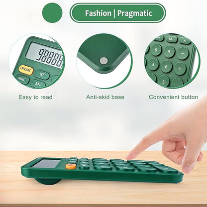 VEWINGL Standard Calculator 12 Digit,Desktop Large Display and Buttons,Calculator with Large LCD Display for Office,School, Home & Business Use,Automatic Sleep,with Battery