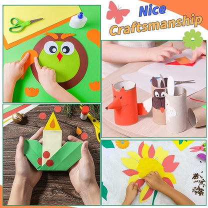 Colored Cardstock Bulk 300 sheets, 8.5” x 11” Cardstock Paper 30 Assorted Colors Construction Paper,250 GSM Card Stock Printer Paper Scrapbooking Supplies for Diy Crafts Cricut Card Making