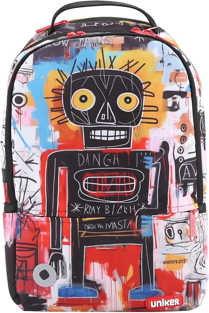 UNIKER Travel Laptop Backpack,Graffiti Backpack for Work,Designer Laptop Backpack for 15.6 Inch,Water Resistant Backpack Computer Bag,Scientist