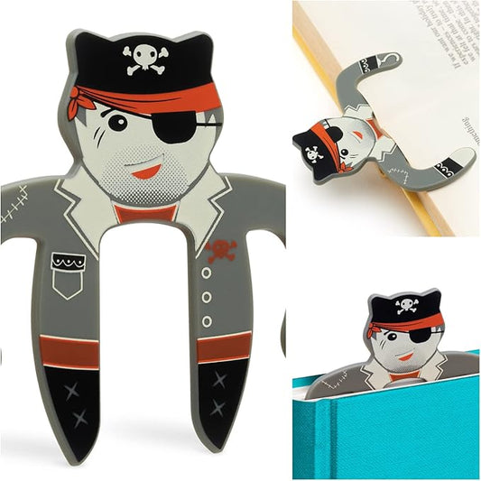 Page Pals Bookmark Bookholder | Page Holder | Music Holder Clip | Music Paper Holder | Magazine, Cookbook | Reading in Bed at Home | Office, Desk, Kitchen Use | Novelty Reading Gift Idea