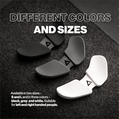 DELTAHUB Carpio 2.0 - Right-Handed Truly Ergonomic Wrist Rest for Mouse, Carpal Tunnel Support, Pain Relief, Anti-Fatigue, Easy Glide, Sleek, Office Computer, Laptop, Gaming - Small, White