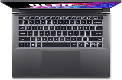 Acer Swift X 14 Laptop | 14.5" OLED 2880 x 1800 120Hz Calman Verified | Unlock AI Experiences | Intel Core Ultra 7 Processor 155H | NVIDIA GeForce RTX 4060 | 16GB LPDDR5X | 1TB SSD | SFX14-72G-77NJ