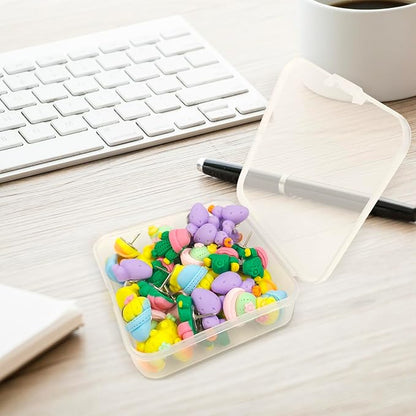 GOUWEIBA 40 Packs Decorative Thumb Tacks - Cute Push Pins Colorful Pushpins for Photo Wall Cork Board Bulletin Board Home Office Decor Cubicle Decorations (Cactus)