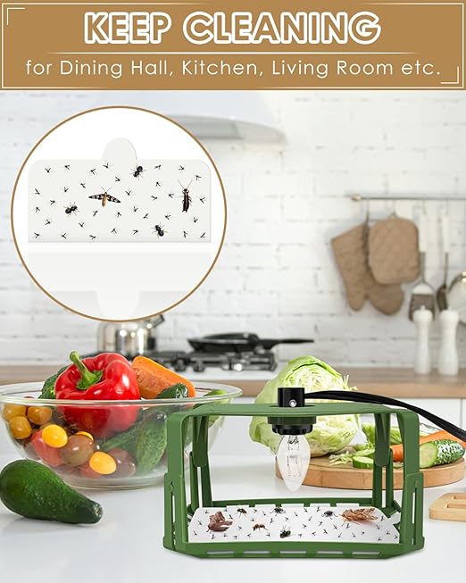 TINDTOP 60 Pack 6" Replacement Glue Boards for Terro T230 T231, Indoor Glue Boards Refill Sticky Cards Compatible with Terro T230 T231