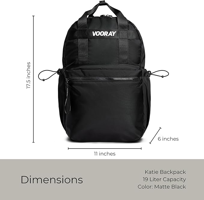 VOORAY 19L Katie Backpack – Large Travel Backpack, Gym & Sports Backpack