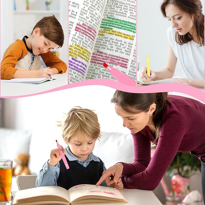 Vitoler 10 Pack Aesthetic Highlighters Soft Chisel Tip Bible Pastel Highlighters Cute Rainbow Color No Bleed Bible Highlighters,Great for Painting,Noting,Marking