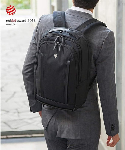 Victorinox Altmont Professional Compact Laptop Backpack - Tablet & Laptop Bag for Travel Accessories - Computer Backpack Includes Sleek Organizer - 16 Liters, Black