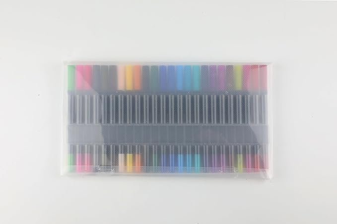 Dual Brush Marker Pens, 24 Colors Art Markers with Fine and Brush Tip Coloring Markers for Adults, Marker for Journaling Calligraphy Drawing Sketching Doodling Illustrating