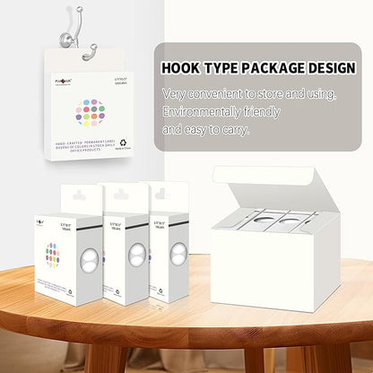 PARLAIM 0.75 inch Diameter Colored Dot Stickers 4 Rolls Pack 4000pcs White Round Label Color Coding Marking Stickers Permanent Adhesive for Garage Sale