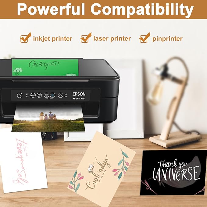 28 Sheets Shimmer Cream Cardstock 8.5 x 11 Off White Paper, 250gsm/92lb Premium Ivory Card Stock for DIY Cards Making, Greeting Cards, Wedding Invitations, Menus, Certificate Paper