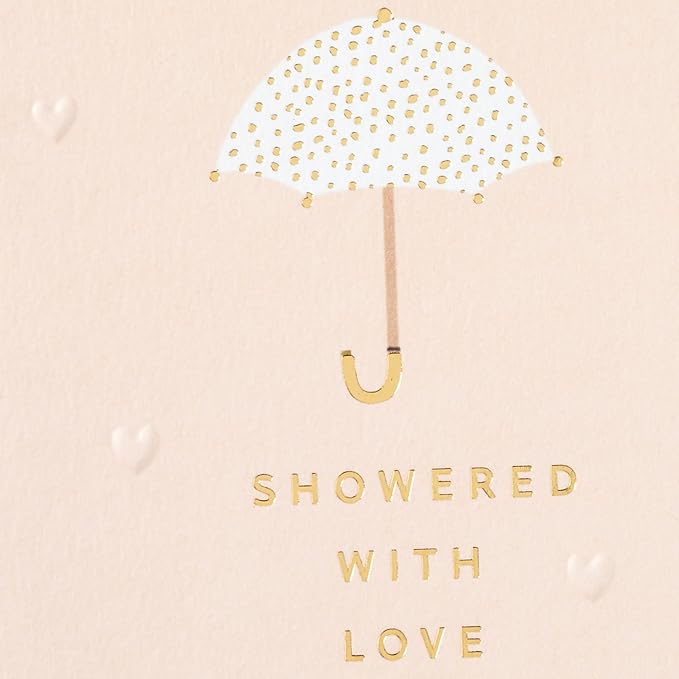 Hallmark Signature Bridal Shower Card (Showered with Love)
