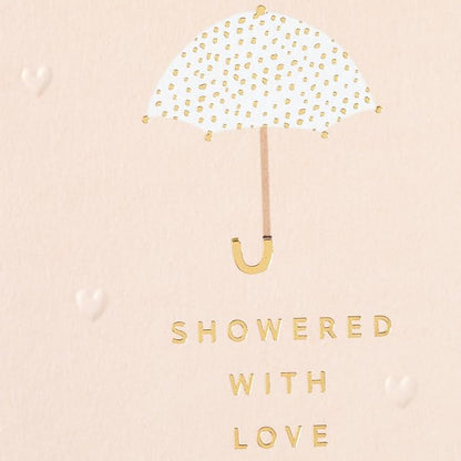 Hallmark Signature Bridal Shower Card (Showered with Love)