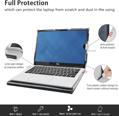 Alapmk Protective Case for Dell Latitude 5350 5340 5330 5320 5310/Latitude 2-in-1 5350 5340 5330 & EliteBook 630 G10/EliteBook 630 G9/EliteBook x360 830 G8/EliteBook x360 830 G7 13.3" Laptop,Black