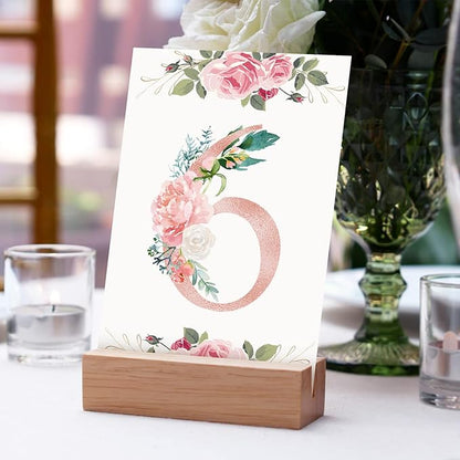 PerKoop 50 Pcs Blank Note Cards Decorative Notecards 4x6in Greenery Floral Notecards Printer Paper Cardstock Cards for Wedding Office DIY Drawing Thank Greeting Supplies(Rose)