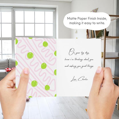 ALY LOU Graduation Card, Congratulations Congrats Card for Him/Her, Funny Grad Card for New Job Promotion, New Home, Wedding Celebration (You're Kind Of a Big Dill)