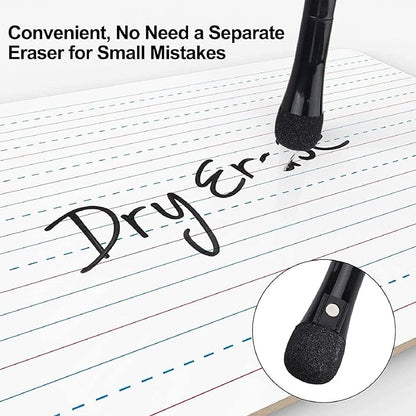 Magnetic Dry Erase Markers - Fine Tip, Assorted Colors, 8 Pack, Low Odor Whiteboard markers for kids, Work On White board & Calendar, Refrigeratorr