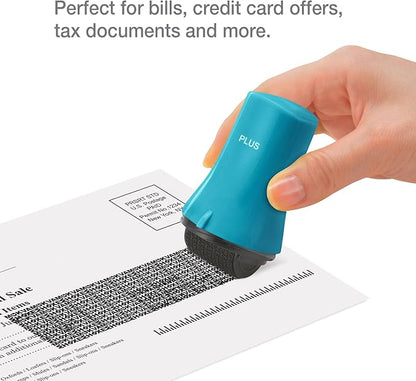 Guard Your ID ADVANCED WIDE Roller Identity Theft Prevention Security Stamp TURQUOISE (70113)