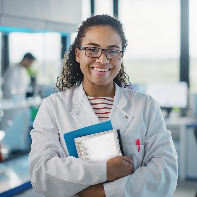 PATIKIL A6 Clear Binder Cover, 2Pcs Soft PVC Loose Leaf Binder Protector Refillable Notebook Shell with Snap Button Closure 6 Ring for DIY Meeting Notebook Folder, Gold Tone