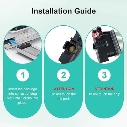 Remanufactured T902XL Ink Cartridge T902XL120 T902XL220 T902XL320 T902XL420 Ink Pack Compatible with Workforce WF-C5210 WF-C5290 WF-C5710 WF-C5790 (Black/Magenta/Cyan/Yellow, 4-Pack)