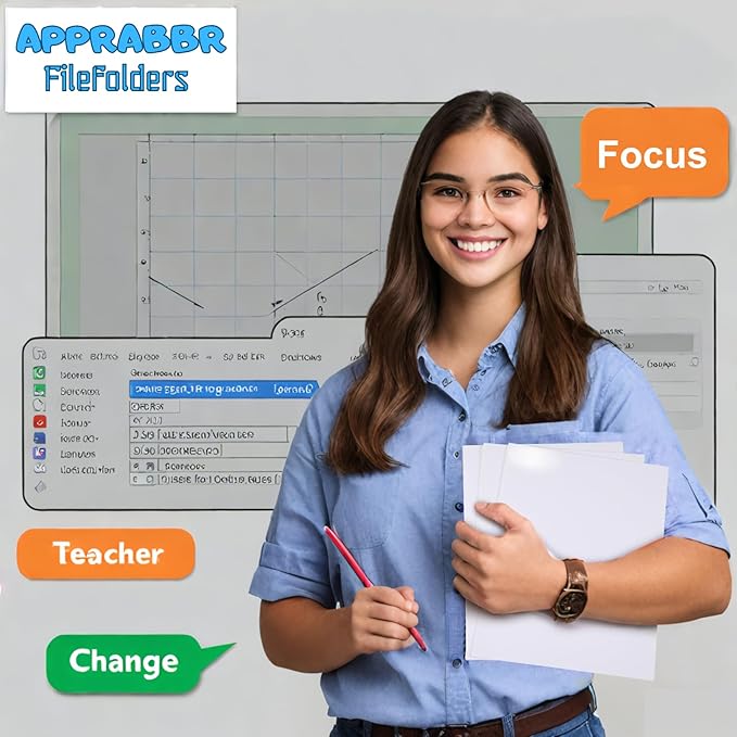 2 Pocket Glossy Laminated White Paper Folders Letter Size Presentation Folder Bulk Two Pocket Portfolio Folder for School Supplies Teacher Office Business Home (Box of 50)