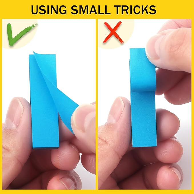 30 Pads 0.6x2 Inch Sticky Notes Flags Tabs Page Markers 10 Bright Color Sticky Index Tabs Page Flags 80 Sheet/Pad