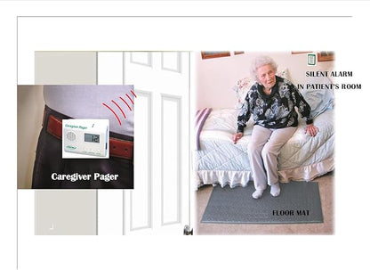 Floor Mat & Wireless Pager. No Alarm Noise in Patient's Room!