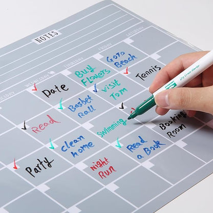 Mr. Pen- Dry Erase Markers, Fine Tip, 4 Pack, Assorted Colors, White Board Markers Dry Erase Fine Tip Markers, Whiteboard Markers, Dry Erase Pens, Dry Erase Markers Fine Tip