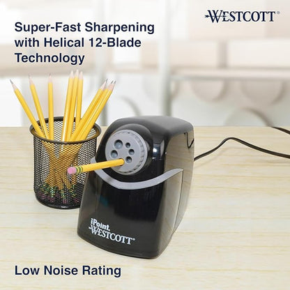 Westcott iPoint Heavy Duty Electric School Pencil Sharpener (16681)