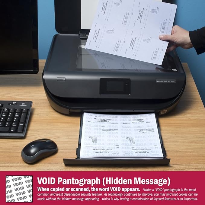 DocuGard California State Medical Security Paper, 6 Features, 8.5 x 11, 24 lb, 250 Sheets (04557),Blue