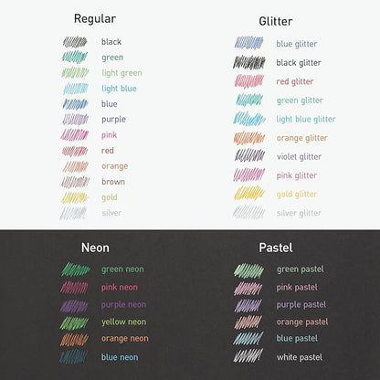 Pentonic Gel Pens, 36 Count, 36 Assorted Colors (Assorted Color, Neon, Pastel & Glitter), Medium & Fine Point, Smooth Writing For Journaling (1002358)